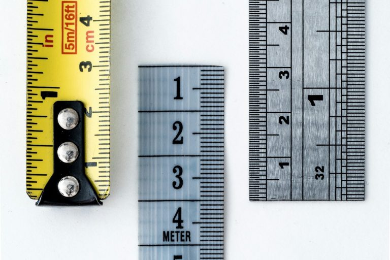 Gray and yellow measures