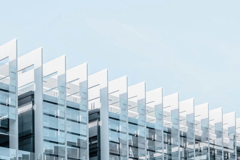 Gray glass building
